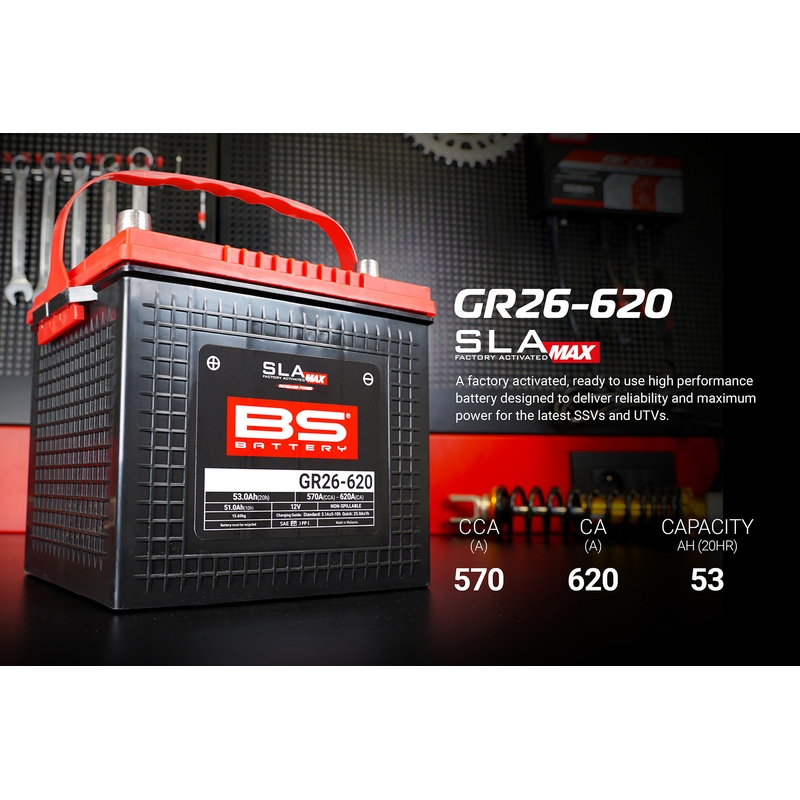 Factory activated battery BS-BATTERY SLA MAX