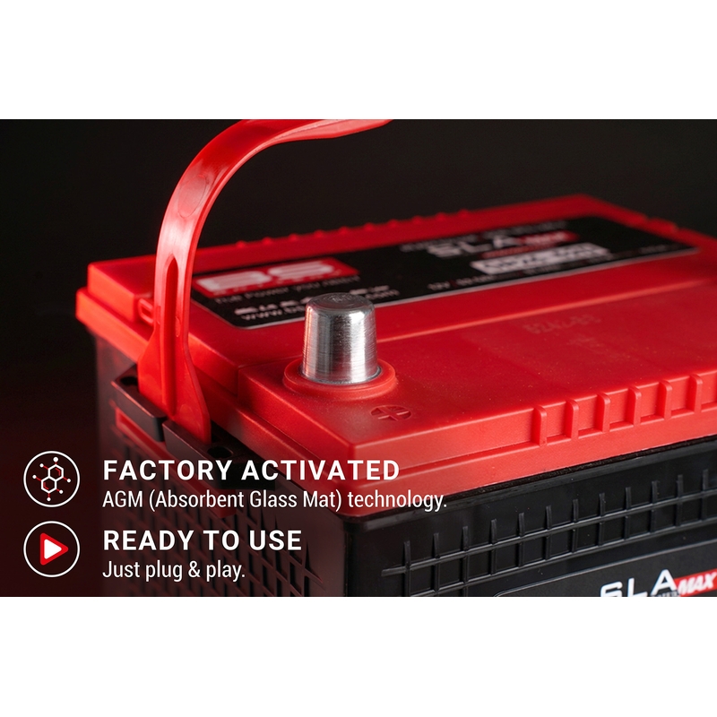 Factory activated battery BS-BATTERY SLA MAX