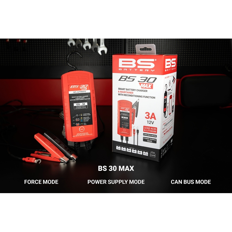 Battery charger BS-BATTERY SMART (suitable also for Lithium) 12V 3A