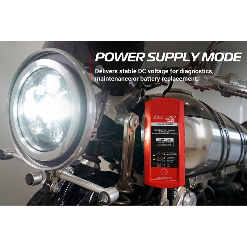 Battery charger BS-BATTERY SMART (suitable also for Lithium) 12V 3A