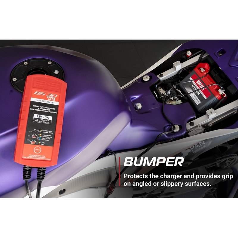 Battery charger BS-BATTERY SMART (suitable also for Lithium) 12V 3A