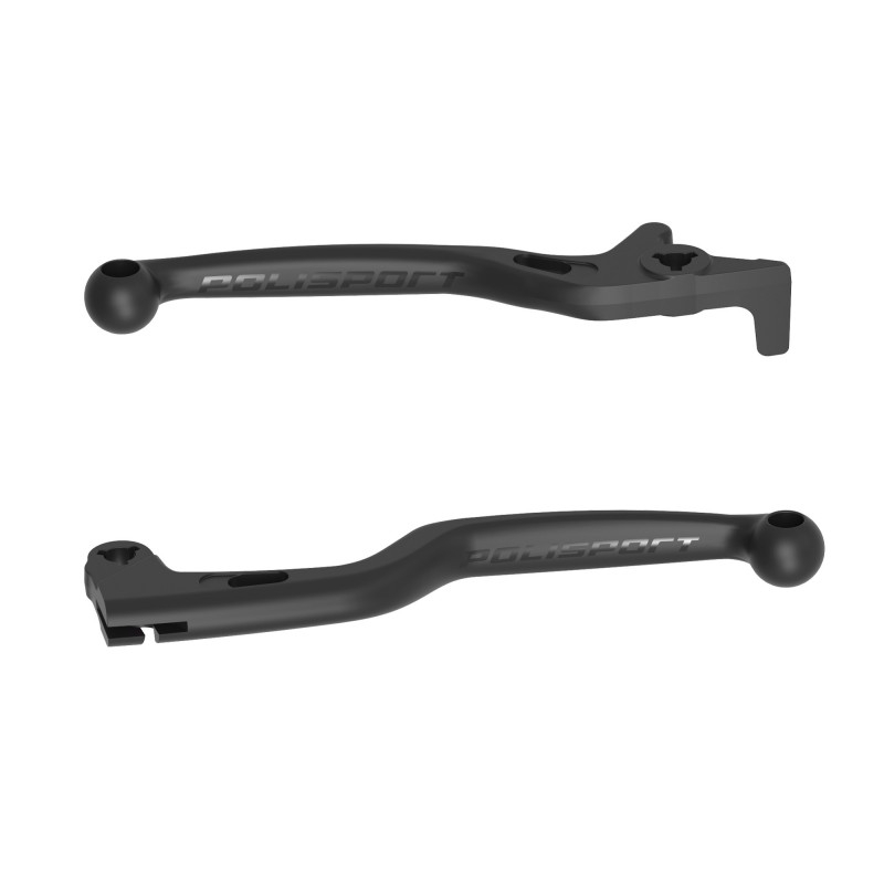 APT Unbreakable levers kit POLISPORT Black for HONDA CRF 300 L 2021-2025, HONDA CRF 300 Rally 2021-2025