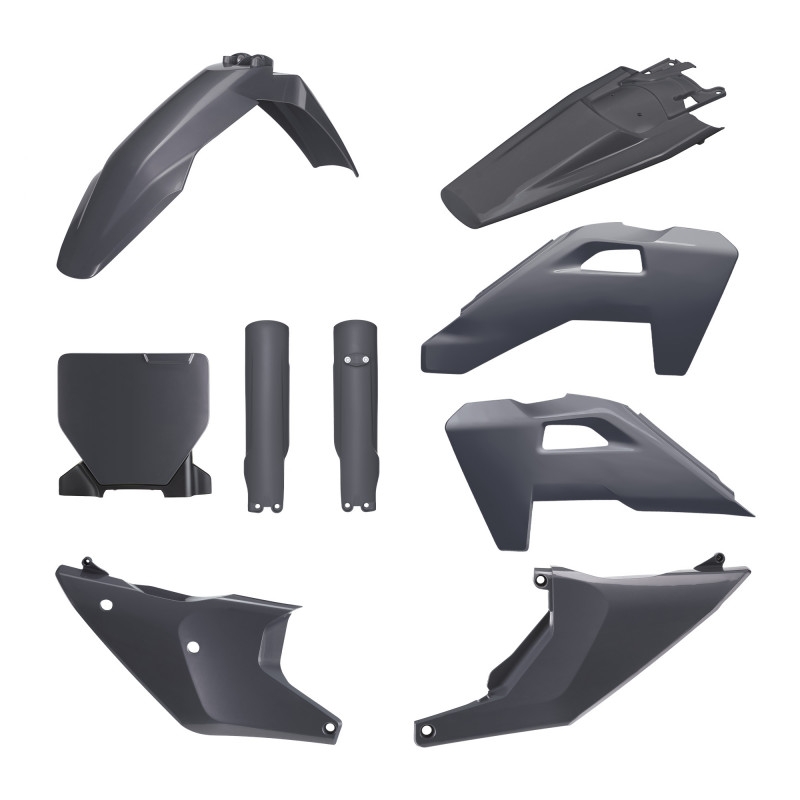 Plastic body kit POLISPORT N-Grey