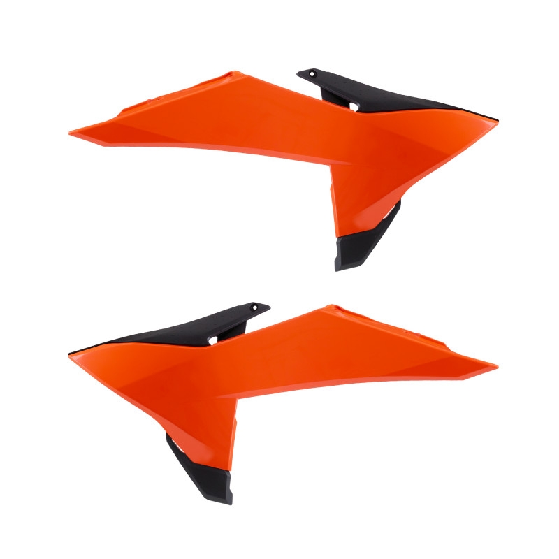 Radiator scoops POLISPORT Orange / Black
