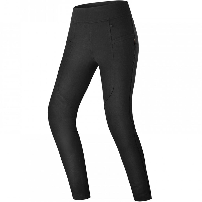 Legginsy motocyklowe Shima Cruz 2.0, czarne, rozszerzone