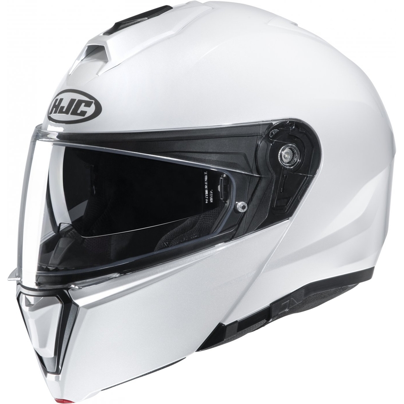 Szczękowy kask motocyklowy HJC i90 biały