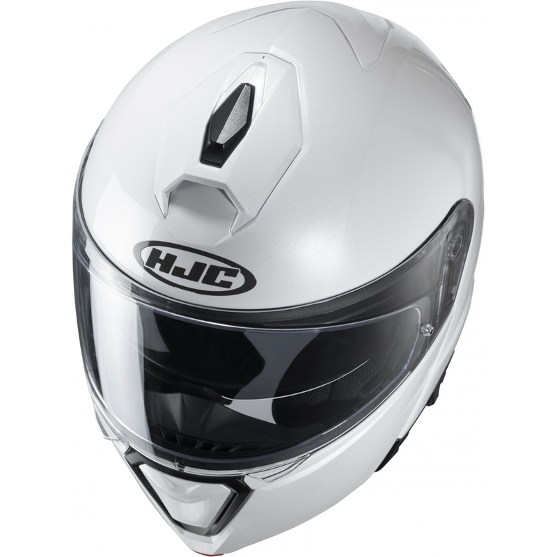 Szczękowy kask motocyklowy HJC i90 biały