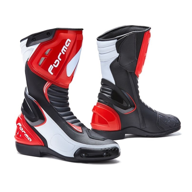 Buty motocyklowe Forma Freccia czarno-biało-czerwone