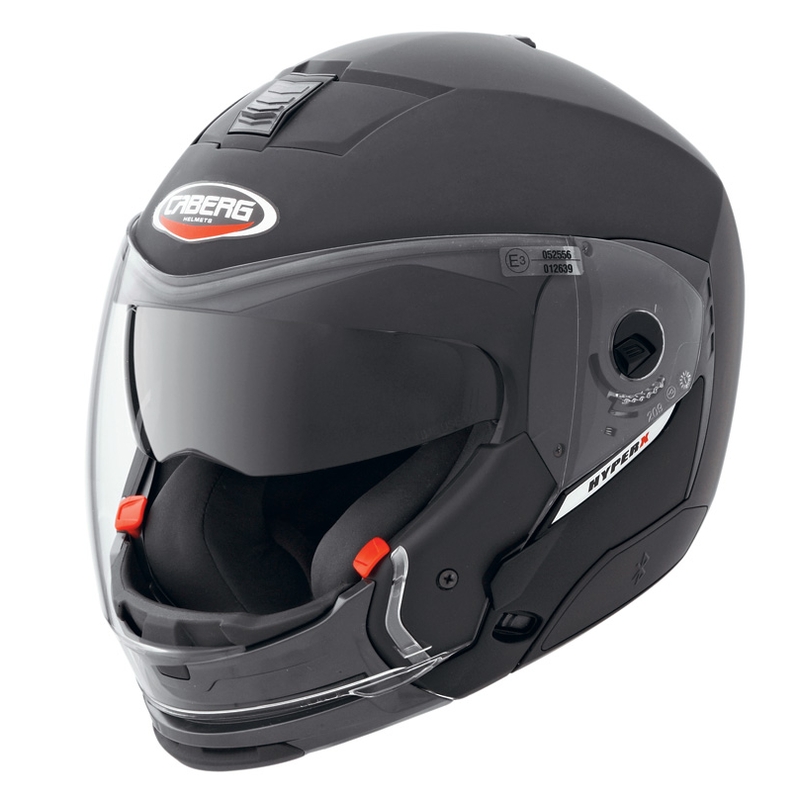 Kask CABERG HYPER X ze zdejmowaną brodą czarny matowy wyprzedaż