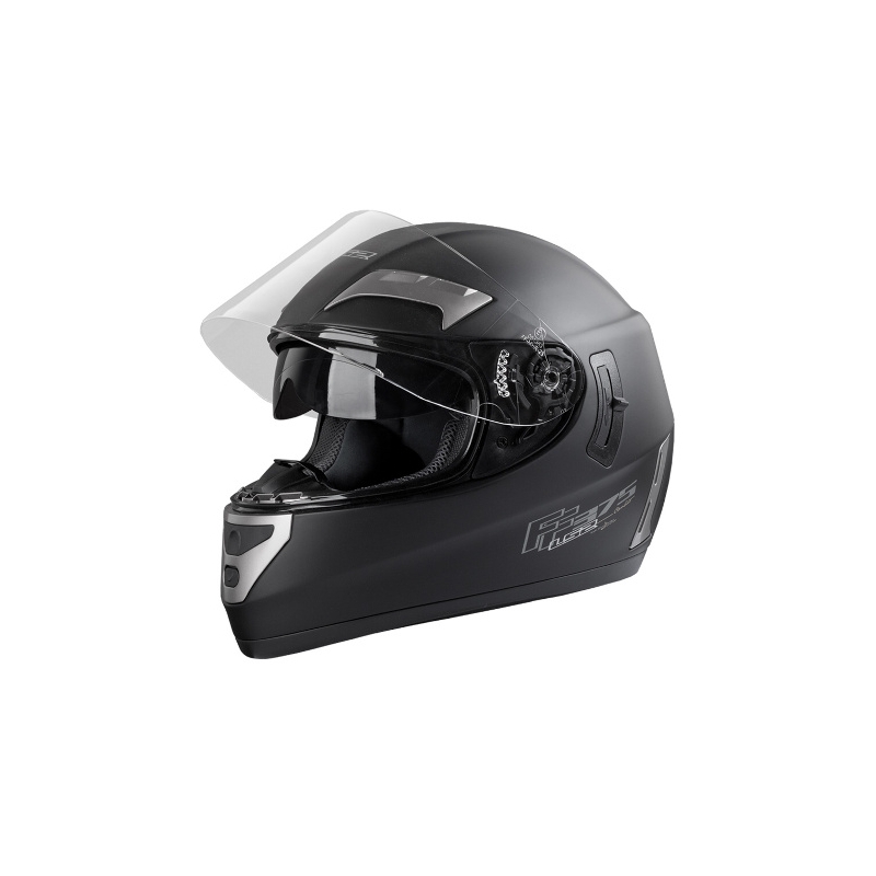 Kask motocyklowy LS2 bojowy Mono czarny mat. - Vel XL
