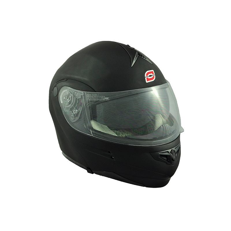 Pochylanie kasku na motocykl Ozone A185 czarny mat