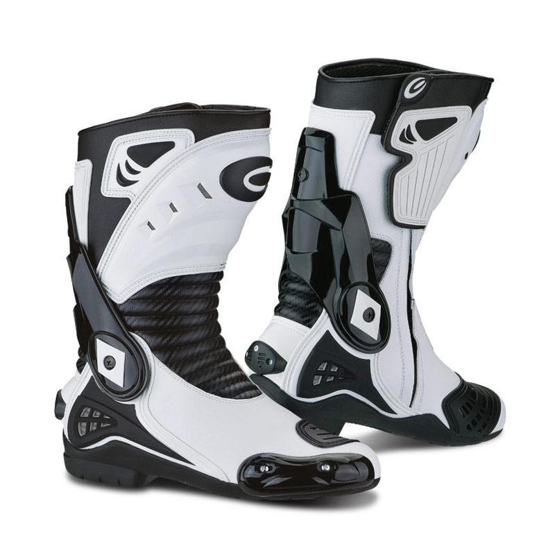 Buty motocyklowe Exustar 201 Białe wyprzedaż