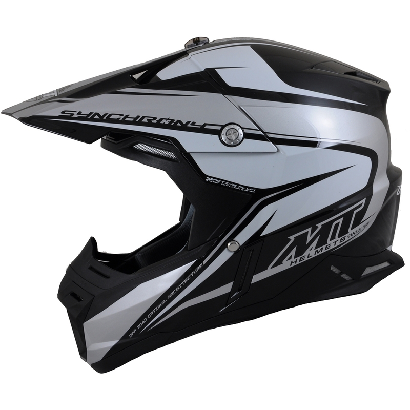 Kask motocyklowy MT Synchroniczny Duality Czarny / Szary