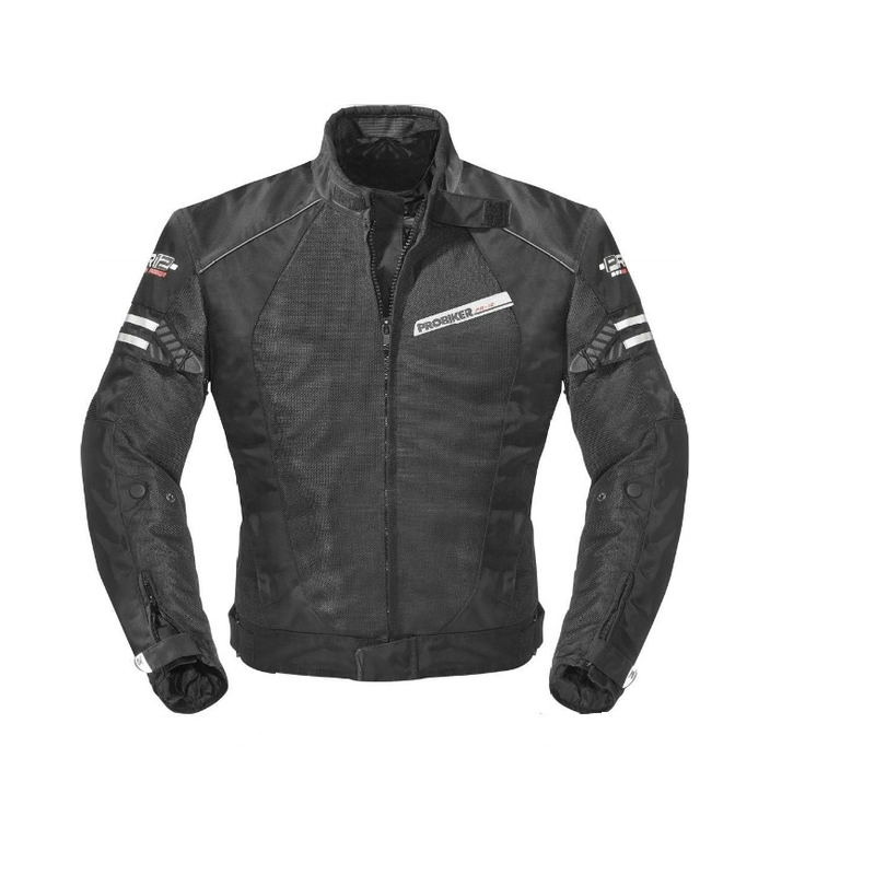 Motocyklowe męskie kurtki PROBIKER PR-12 AIR czarne