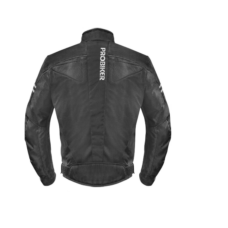 Motocyklowe męskie kurtki PROBIKER PR-12 AIR czarne