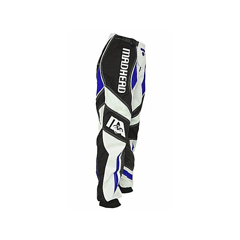 Dzieci MX Spodnie moto - Madhead niebiesko-X 2b