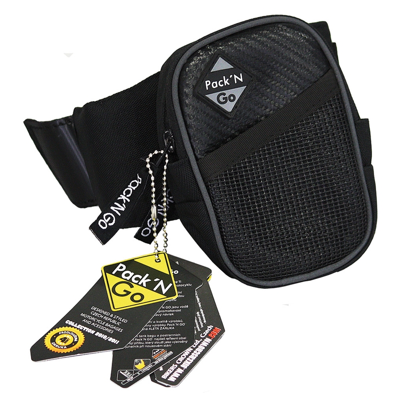 Kieszeń rękę skórzany Pack'N GO Carbon