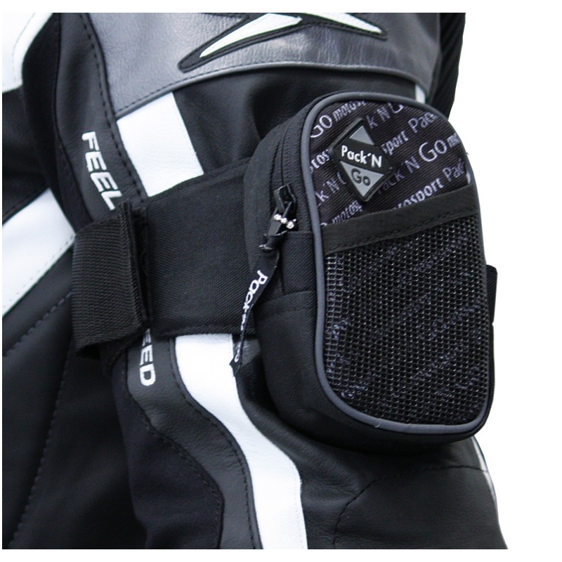 Kieszeń rękę skórzany Pack'N GO Carbon