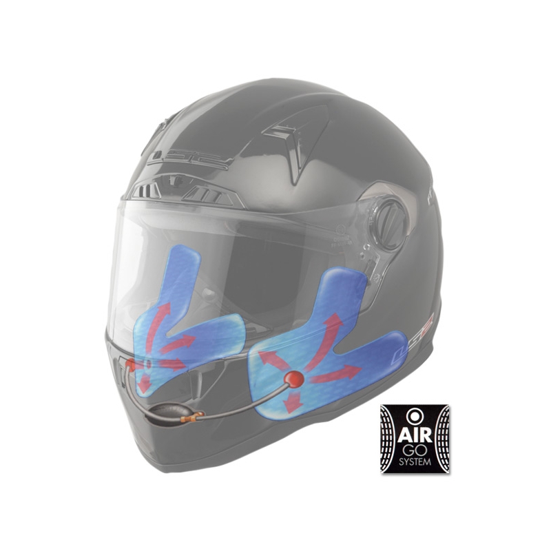 Kask motocyklowy LS2 Concept czarny mat. - Rozmiar L