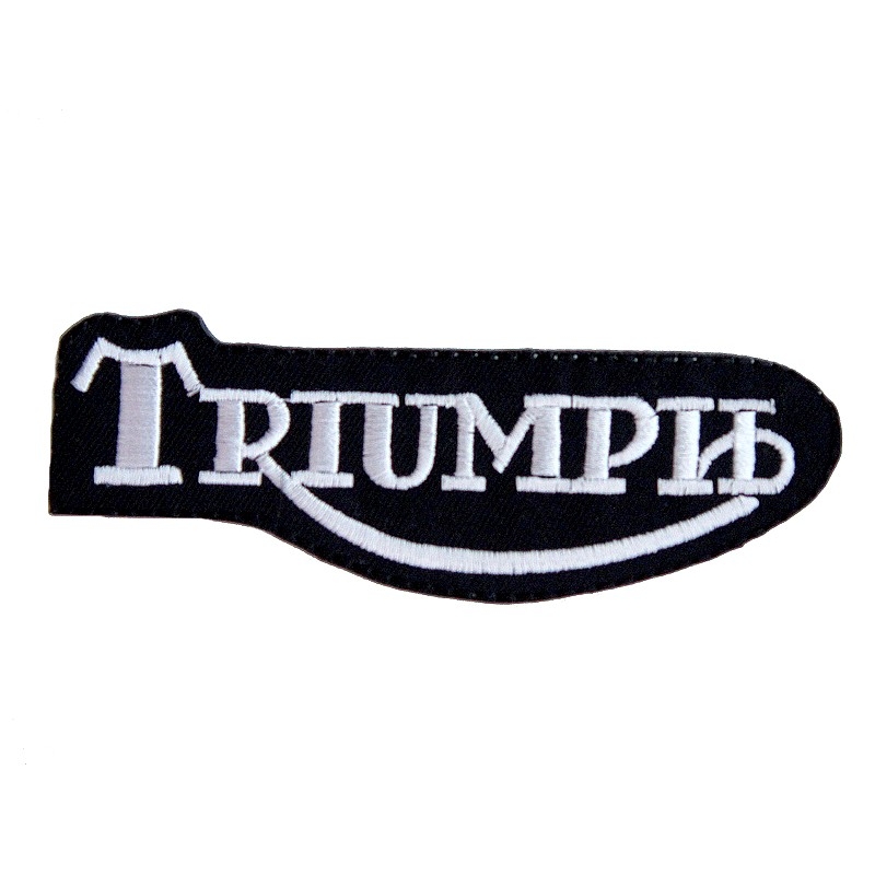 Naszywka i naklejka Triumph czarna