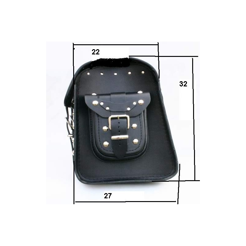 Moto kufer skórzany Chopper RSA-18A