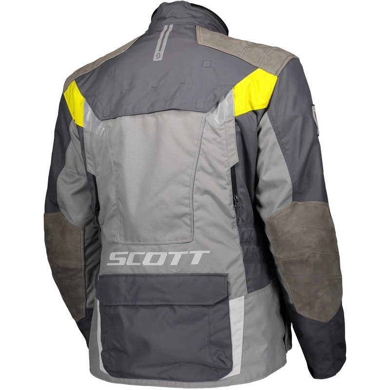 Kurtka motocyklowa SCOTT Dualraid Dryo szaro-żółta wyprzedaż