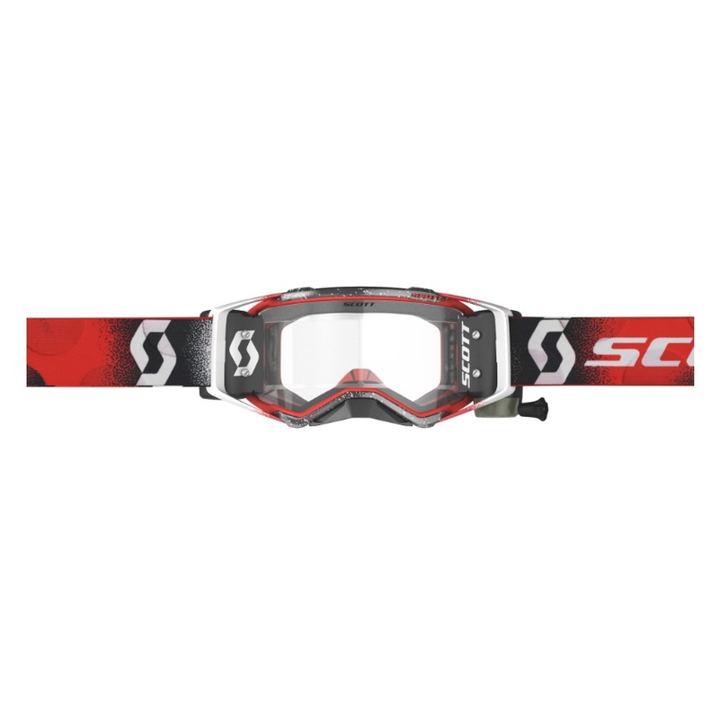 Gogle SCOTT Prospect WFS czarno-biało-czerwone