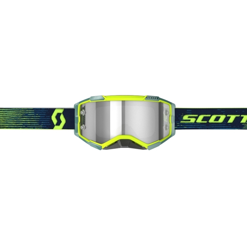 Gogle SCOTT Fury LS żółto-niebieskie wyprzedaż