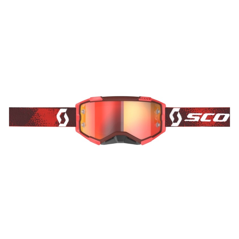 Gogle SCOTT Fury czerwono-pomarańczowe