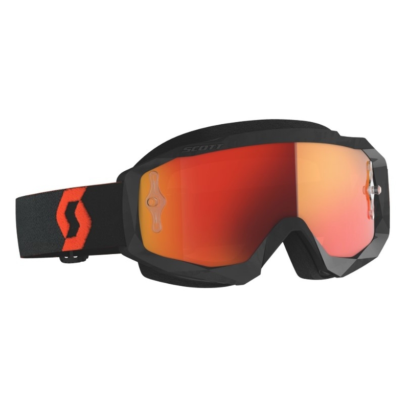 Gogle motocrossowe SCOTT Hustle X MX pomarańczowo-czarne