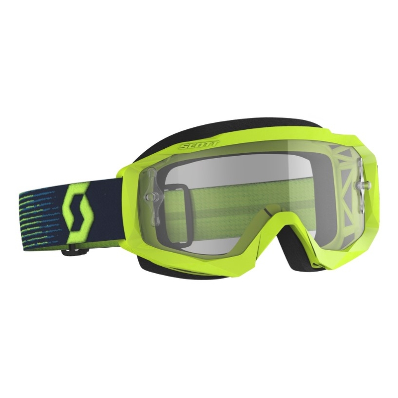 Gogle motocrossowe SCOTT Hustle X MX żółto-niebieskie