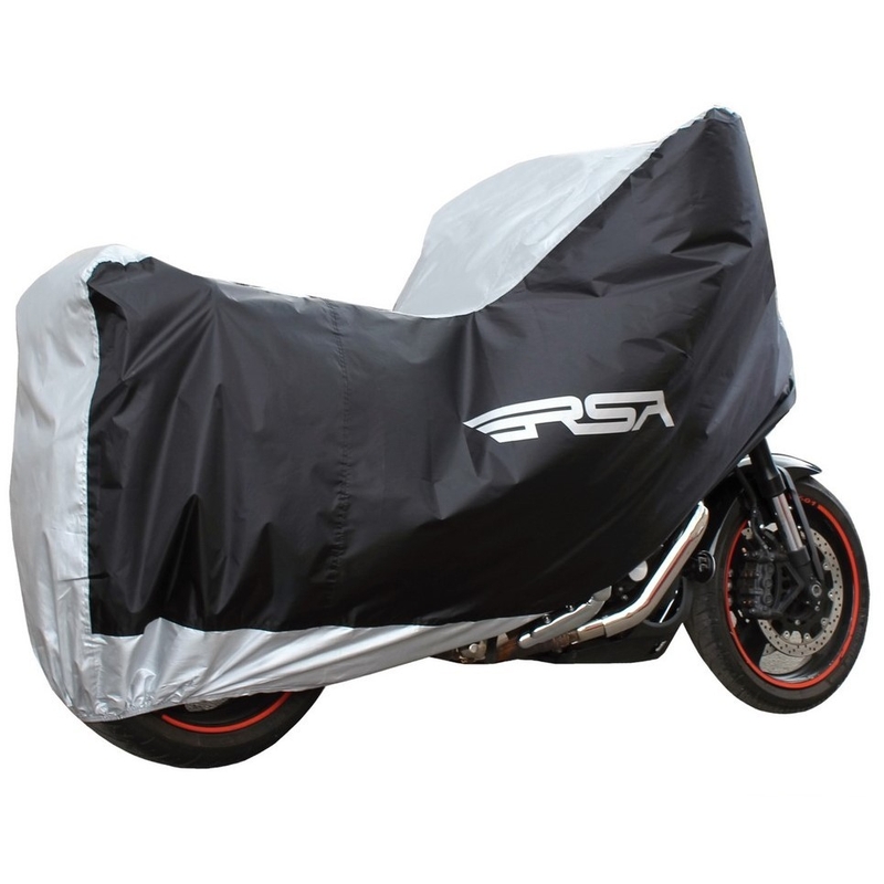Pokrowiec na motocykl RSA czarno-srebrny