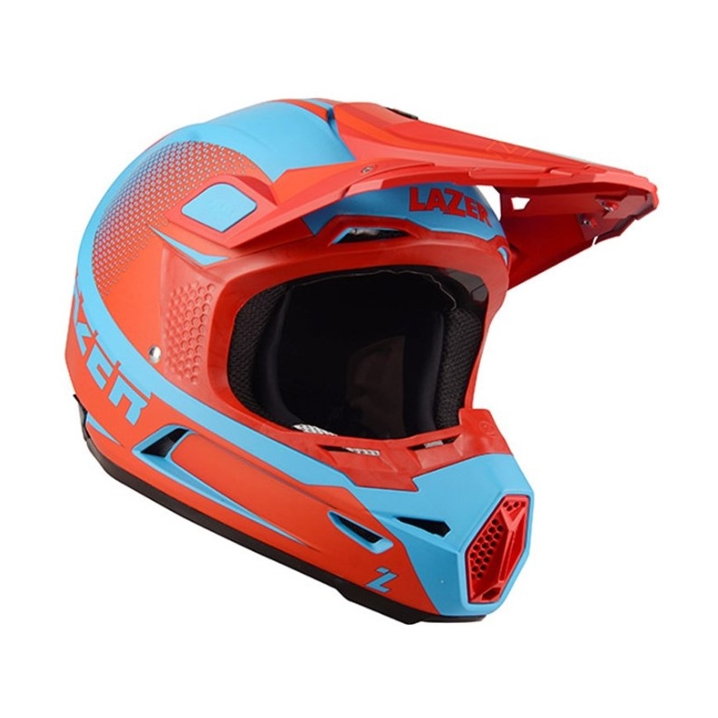 Motocrossowy kask Lazer X9 Sprocket czerwono-niebieski