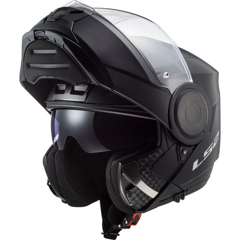 Szczękowy kask motocyklowy LS2 FF902 Scope Solid czarny matowy