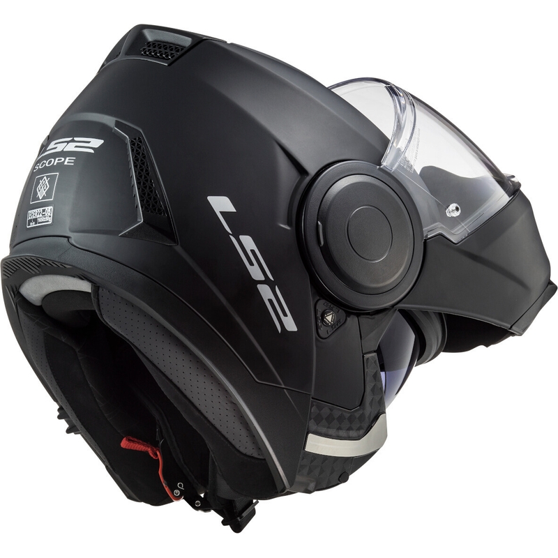 Szczękowy kask motocyklowy LS2 FF902 Scope Solid czarny matowy