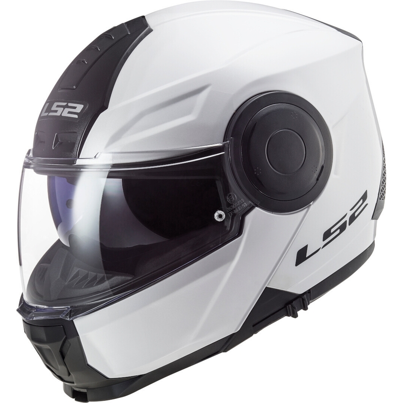 Szczękowy kask motocyklowy LS2 FF902 Scope Solid biały