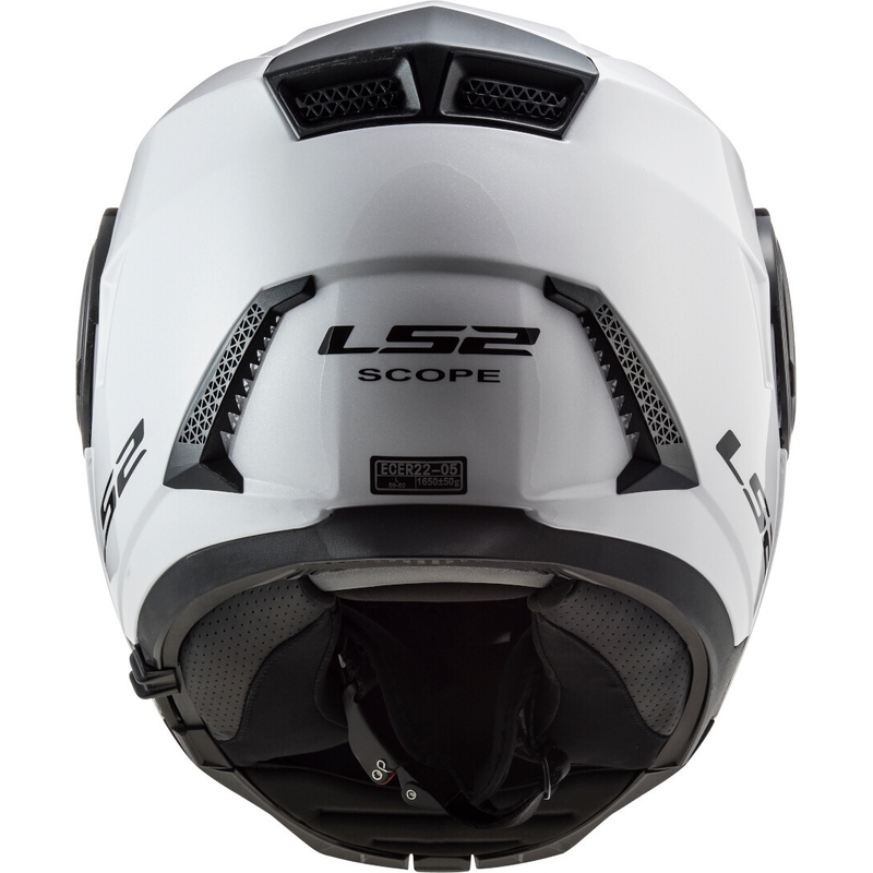 Szczękowy kask motocyklowy LS2 FF902 Scope Solid biały