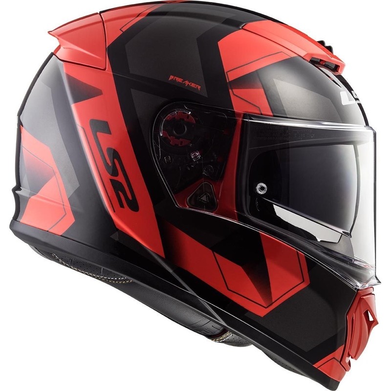 Integralny kask motocyklowy LS2 FF390 Breaker Physics czarno-czerwony