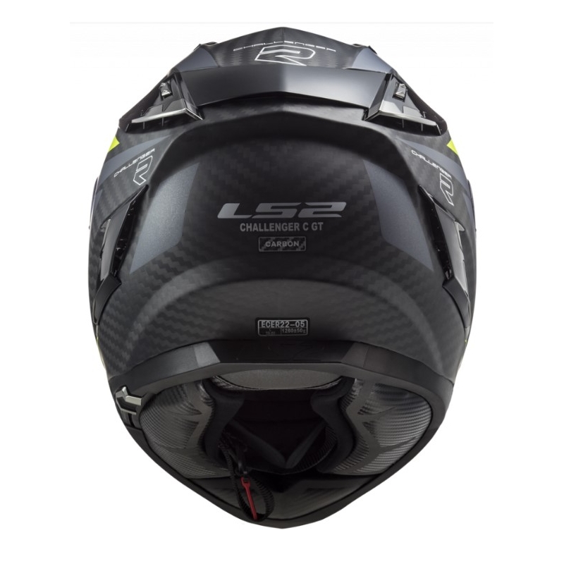 Integralny kask motocyklowy LS2 FF327 Challenger C Drone czarno-fluo żółty wyprzedaż