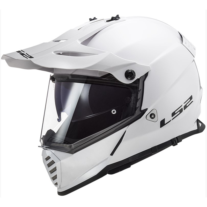 Enduro kask LS2 MX436 Pioneer EVO Solid biały