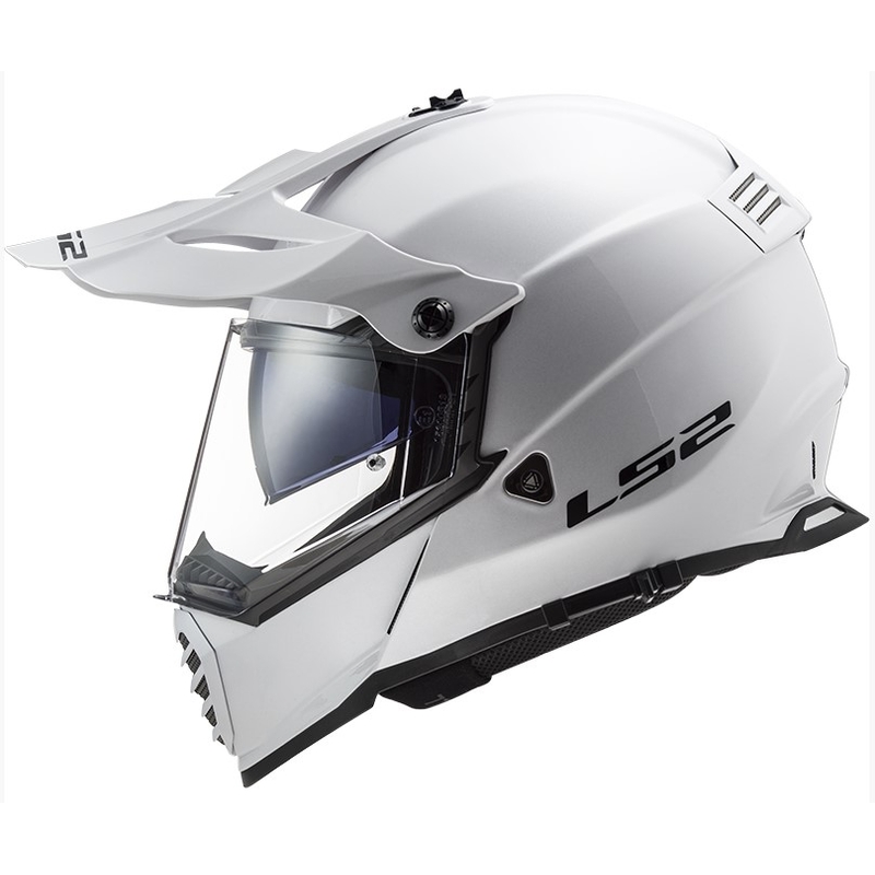 Enduro kask LS2 MX436 Pioneer EVO Solid biały