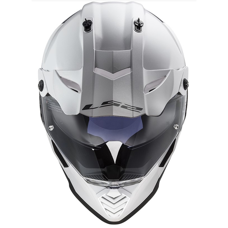 Enduro kask LS2 MX436 Pioneer EVO Solid biały