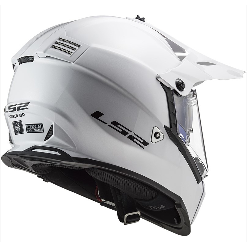 Enduro kask LS2 MX436 Pioneer EVO Solid biały