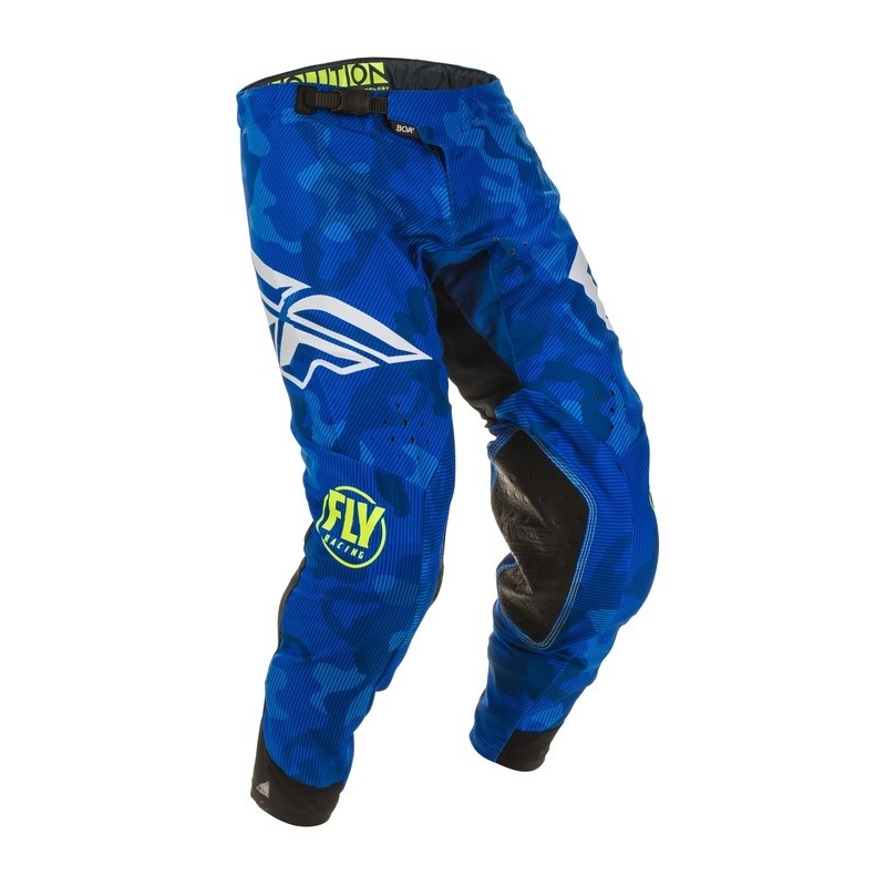 Motocrossowe spodnie FLY Racing Evolution niebiesko-białe