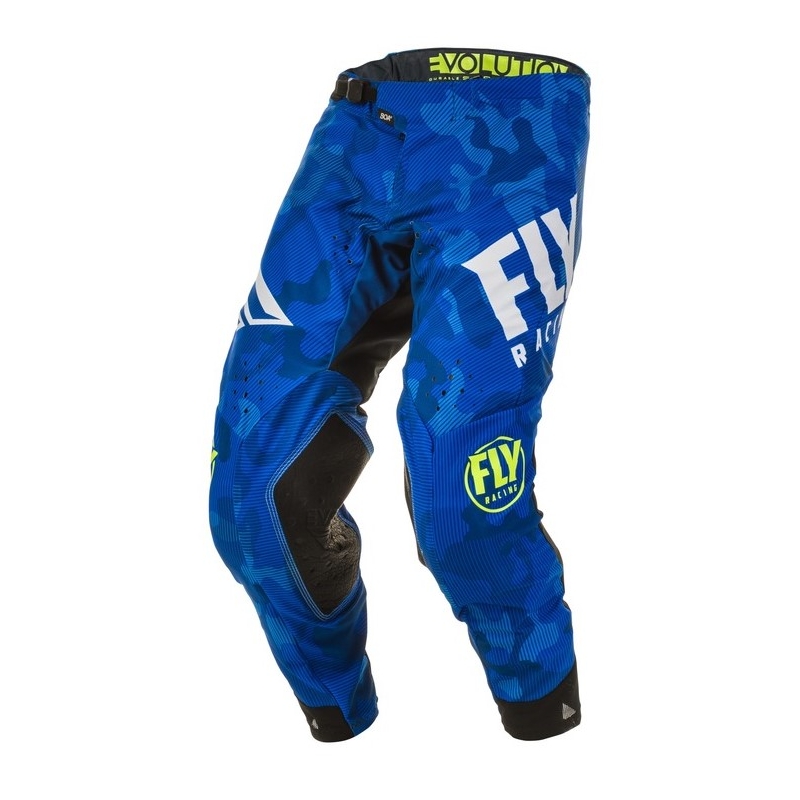 Motocrossowe spodnie FLY Racing Evolution niebiesko-białe