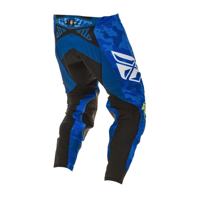 Motocrossowe spodnie FLY Racing Evolution niebiesko-białe