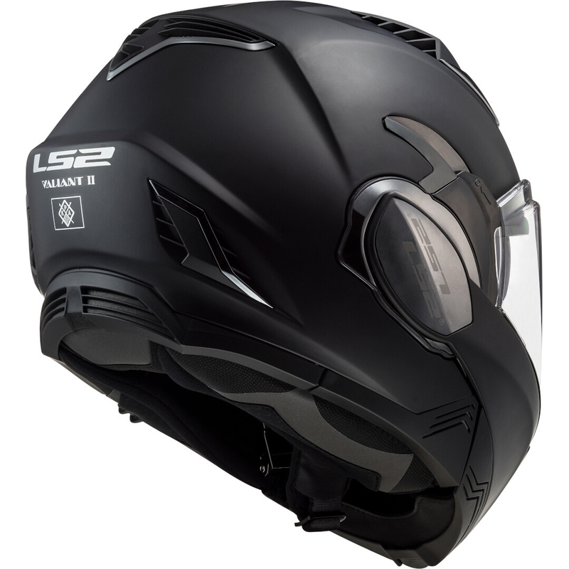 Kask z podnoszoną szczęką LS2 FF900 Valiant II Solid czarny matowy