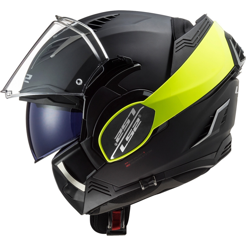 Kask z podnoszoną szczęką LS2 FF900 Valiant II Hammer czarno-fluo żółty wyprzedaż