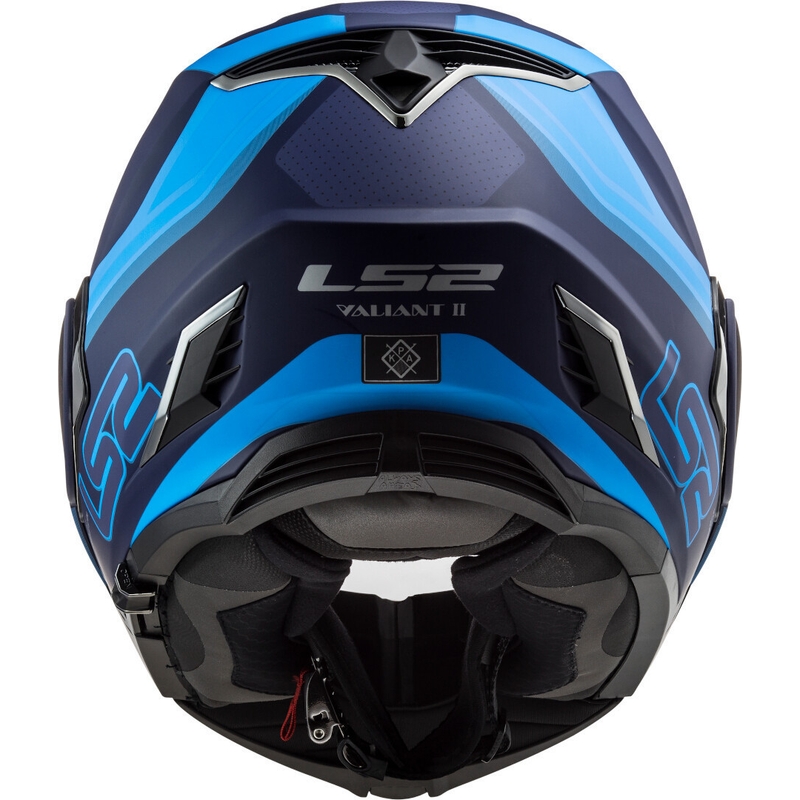 Kask z podnoszoną szczęką LS2 FF900 Valiant II Orbit niebieski