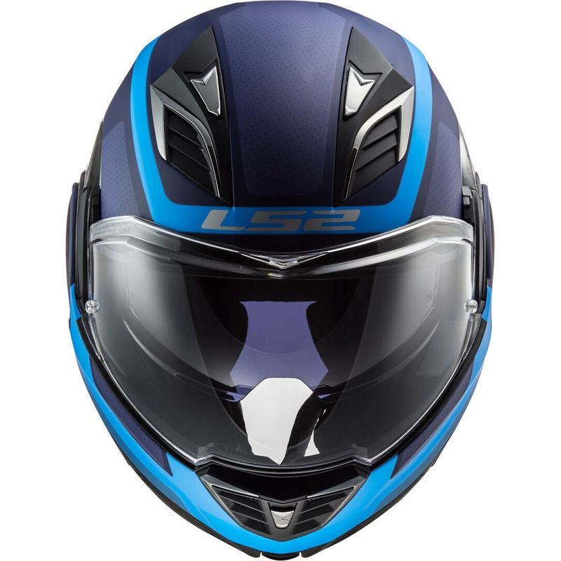 Kask z podnoszoną szczęką LS2 FF900 Valiant II Orbit niebieski